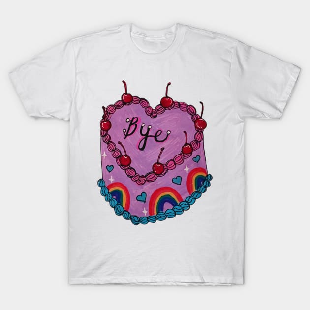 Bye Cake T-Shirt by hgrasel